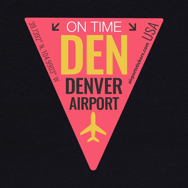 DEN airport code by Woohoo